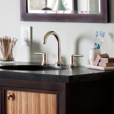 Delta Trinsic 174 Bathroom Widespread Bathroom Faucet With